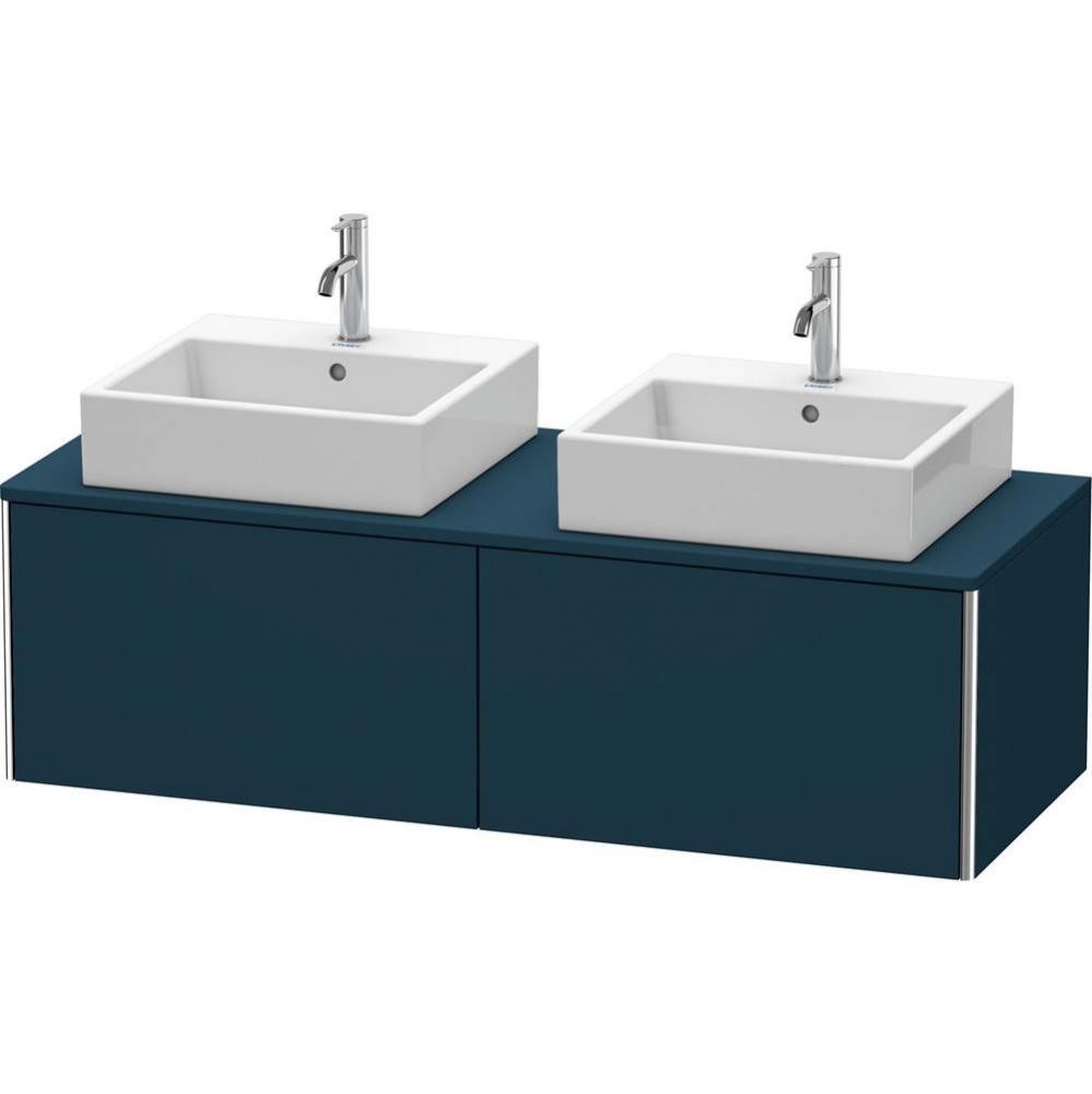 Duravit XSquare Two Drawer Vanity Unit For Console Midnight Blue