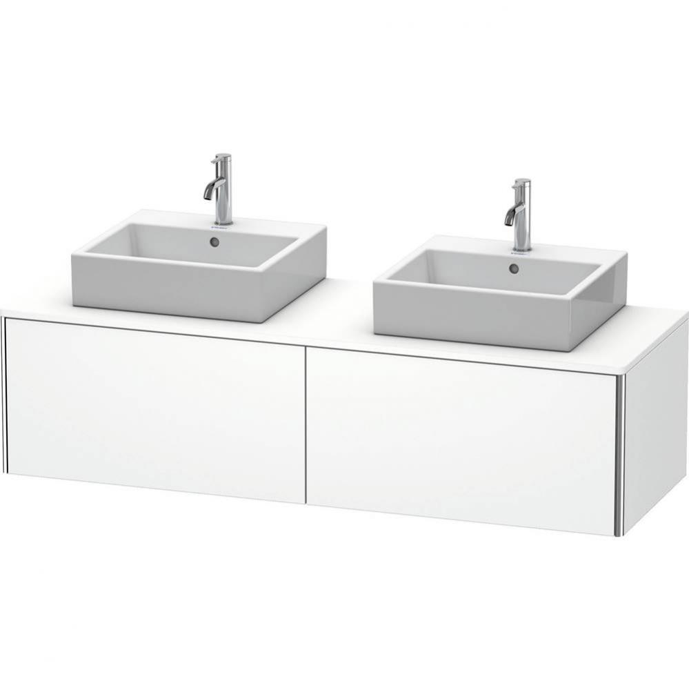 Duravit XSquare Two Drawer Vanity Unit For Console White