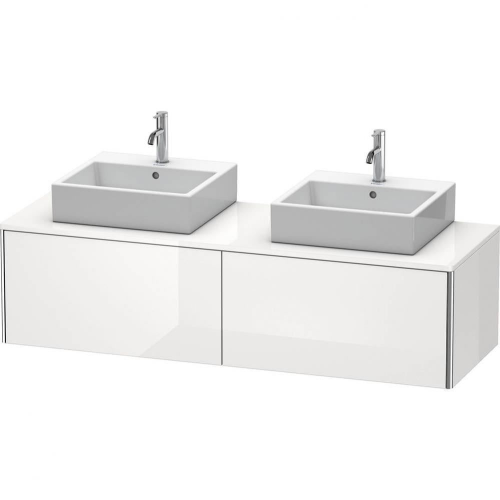 Duravit XSquare Two Drawer Vanity Unit For Console White