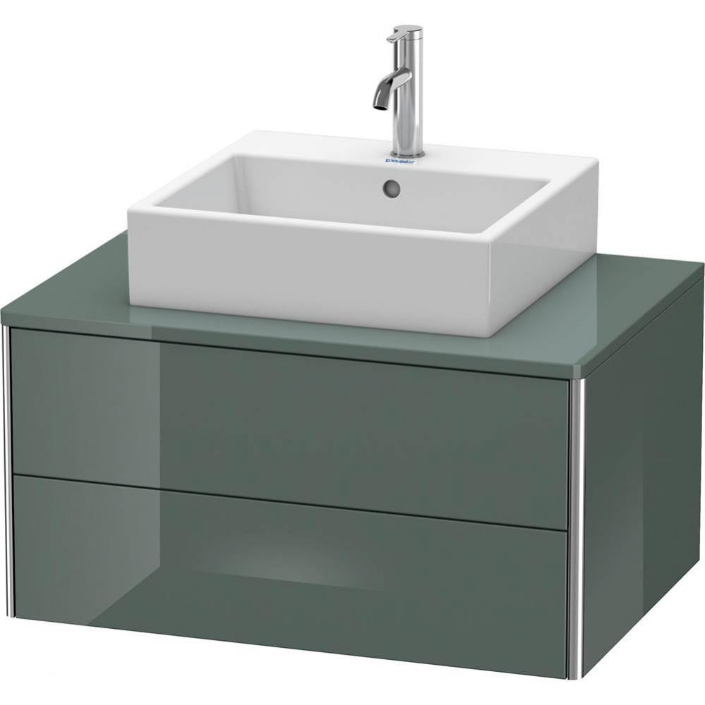 Duravit XSquare Two Drawer Vanity Unit For Console Dolomite Gray