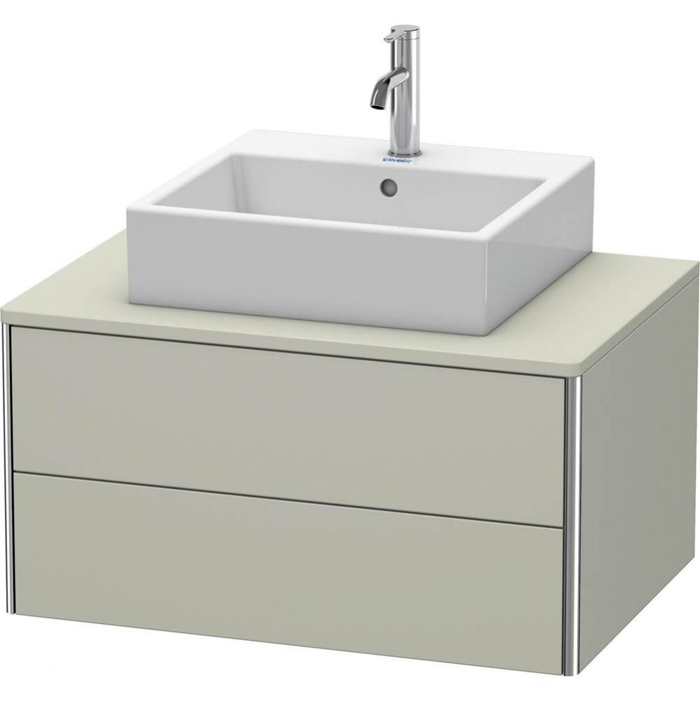 Duravit XSquare Two Drawer Vanity Unit For Console Taupe