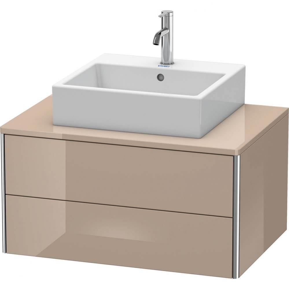 Duravit XSquare Two Drawer Vanity Unit For Console Cappuccino