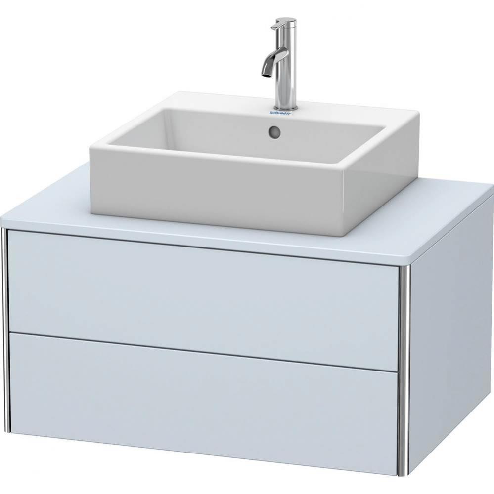 Duravit XSquare Two Drawer Vanity Unit For Console Light Blue