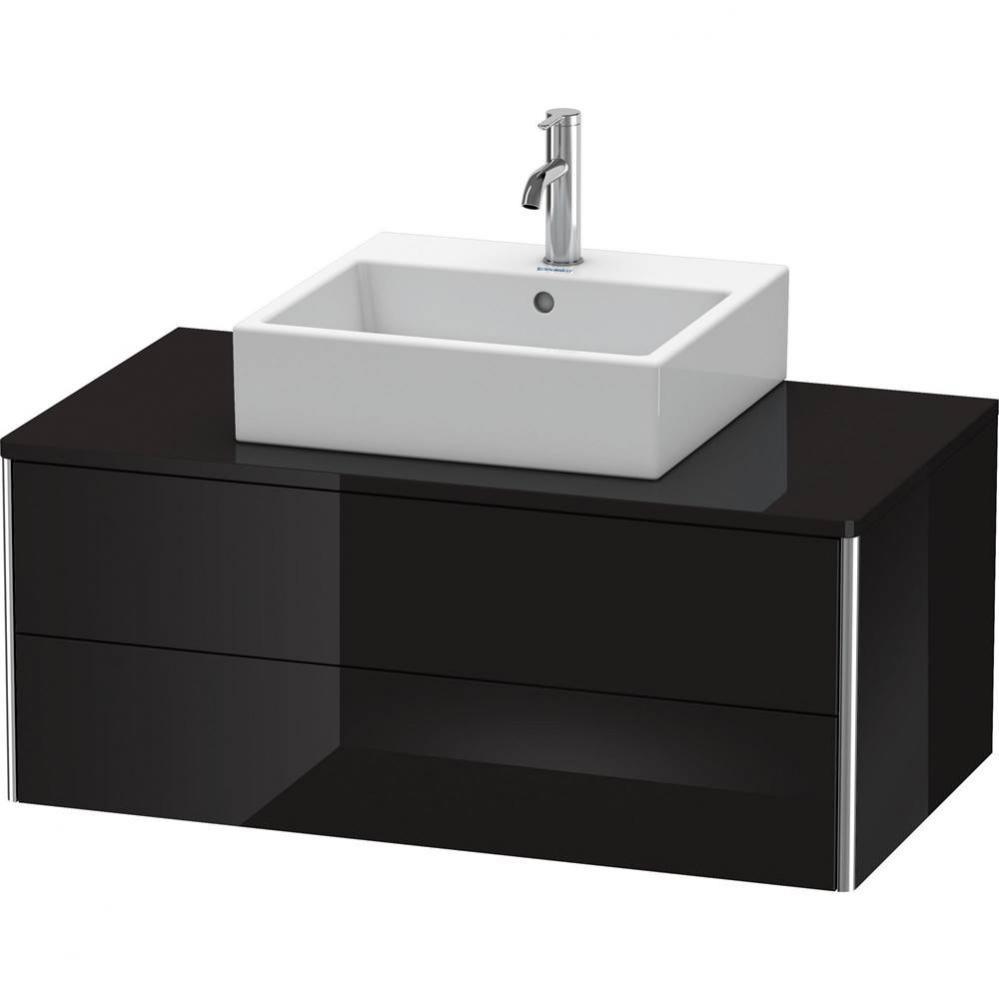 Duravit XSquare Two Drawer Vanity Unit For Console Black