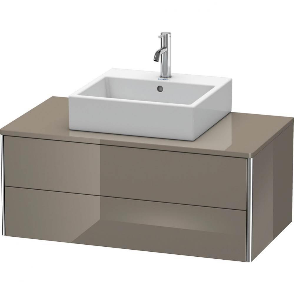 Duravit XSquare Two Drawer Vanity Unit For Console Flannel Gray