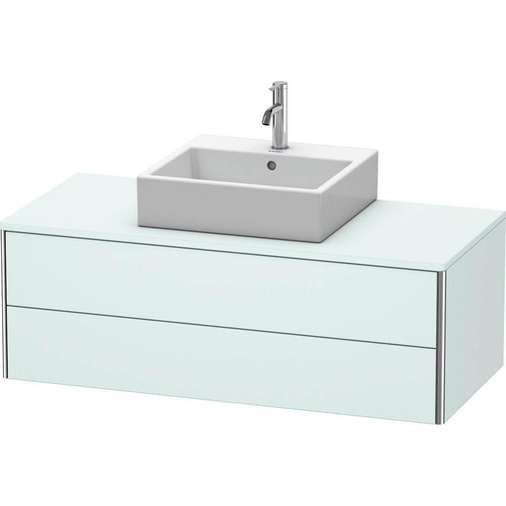 Duravit XSquare Vanity Unit for Console  Light Blue Matte