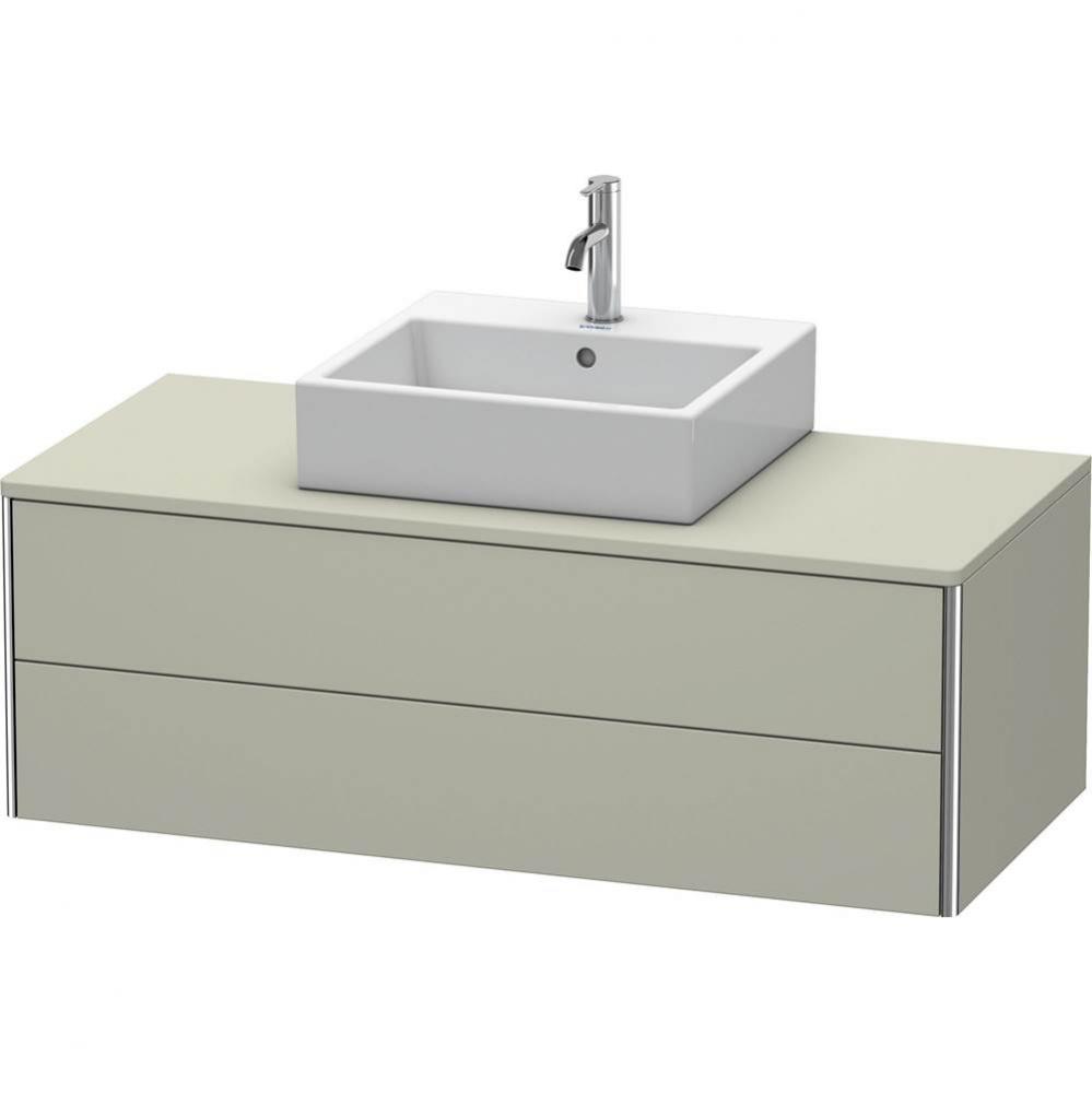 Duravit XSquare Two Drawer Vanity Unit For Console Taupe