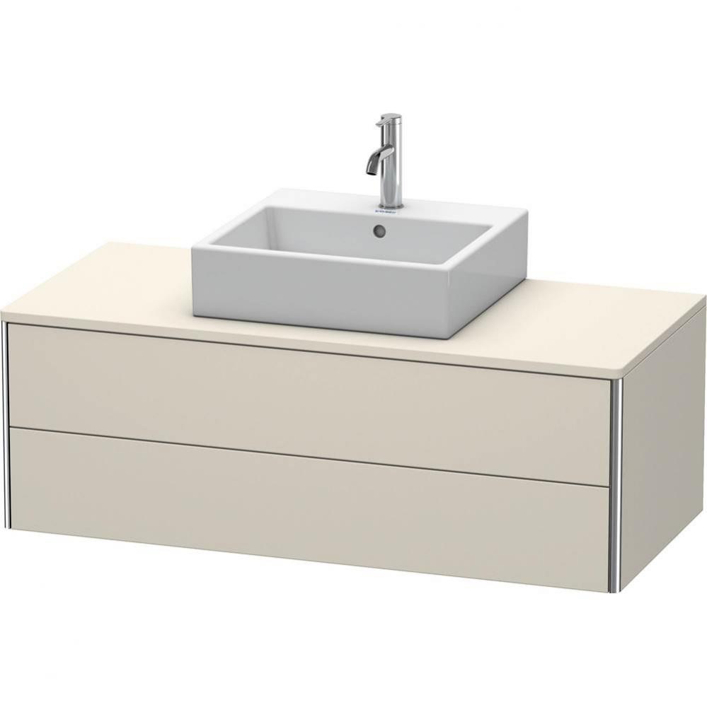 Duravit XSquare Two Drawer Vanity Unit For Console Taupe