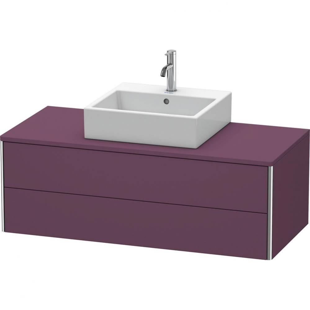 Duravit XSquare Two Drawer Vanity Unit For Console Aubergine