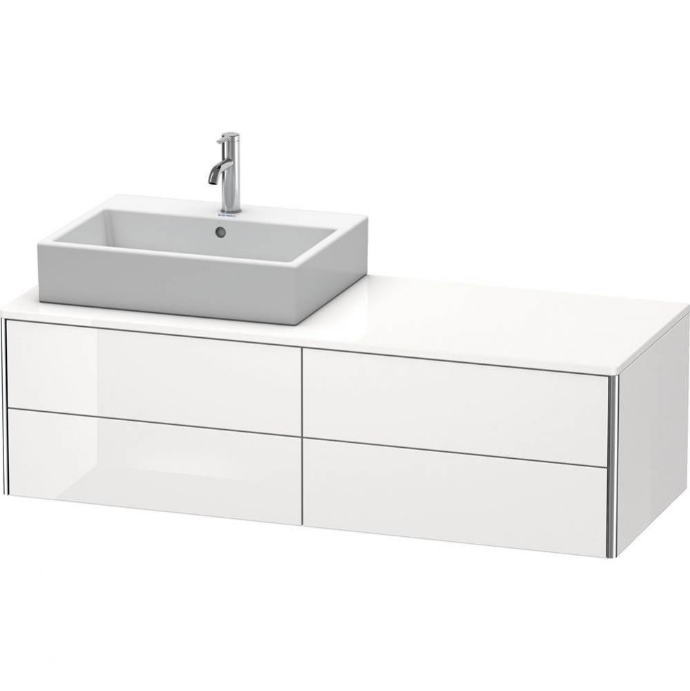 Duravit XSquare Four Drawer Vanity Unit For Console White