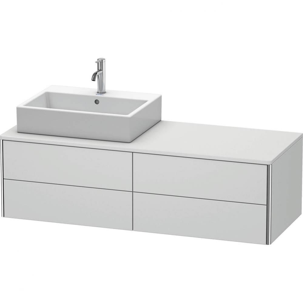 Duravit XSquare Four Drawer Vanity Unit For Console White