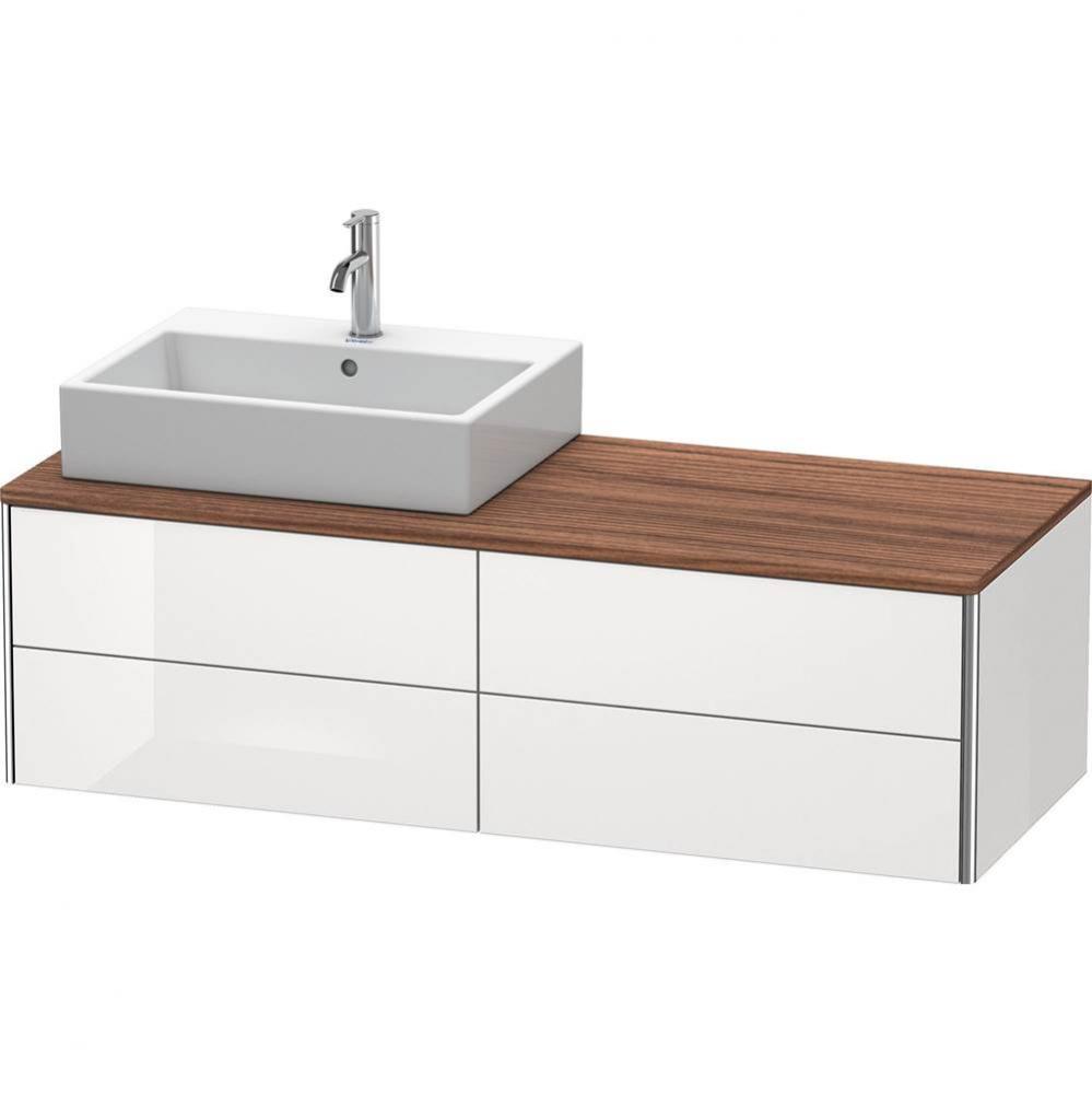 Duravit XSquare Four Drawer Vanity Unit For Console White