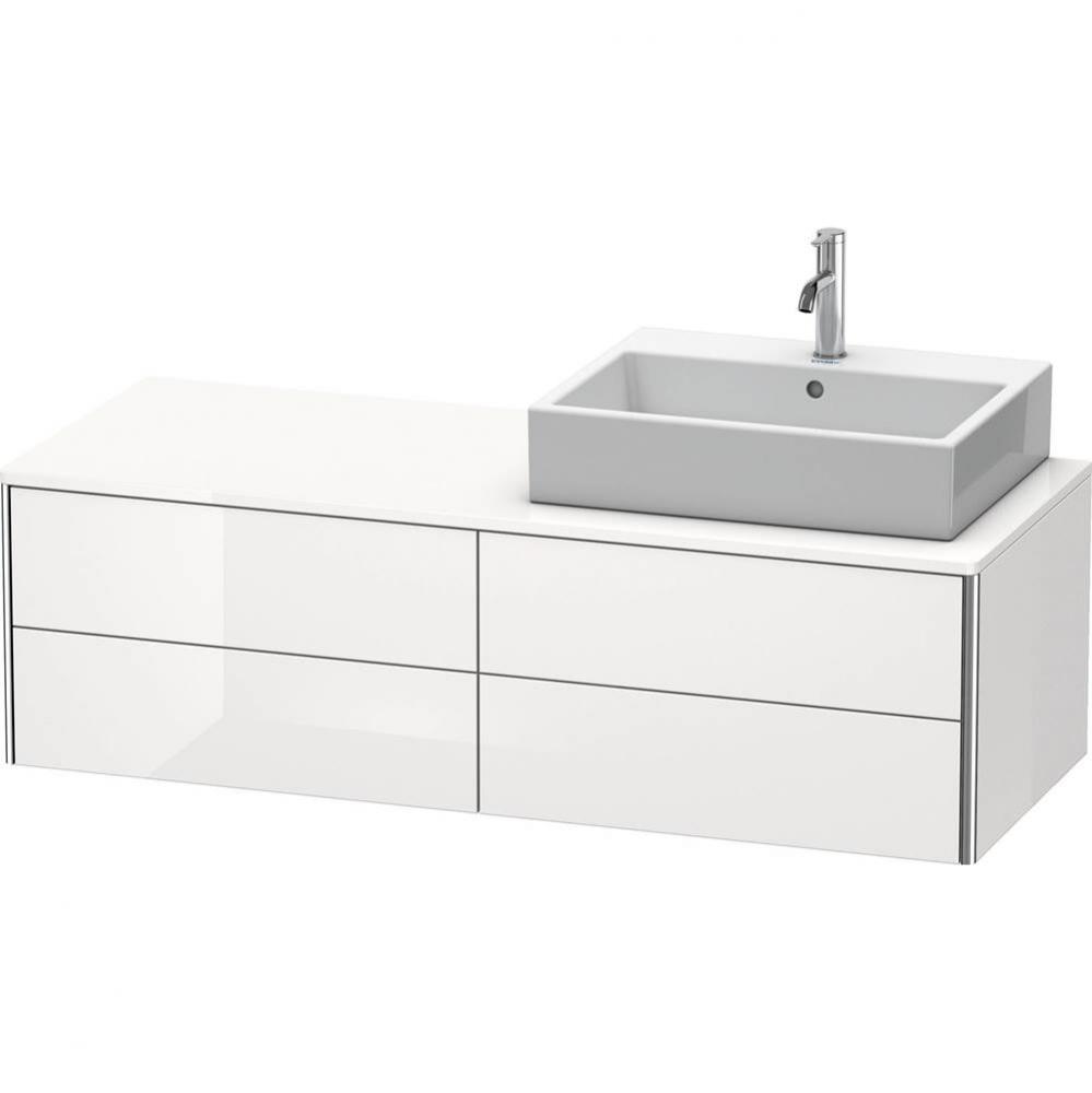 Duravit XSquare Four Drawer Vanity Unit For Console White