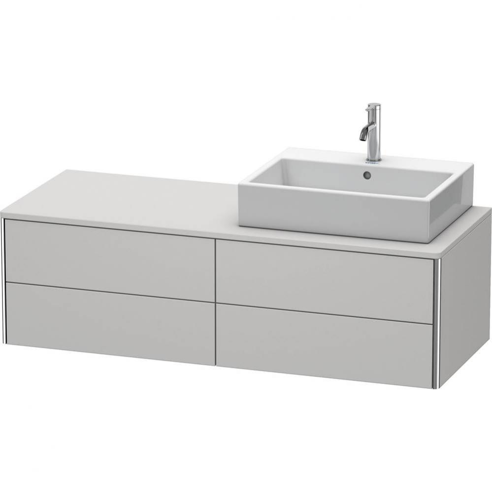 Duravit XSquare Four Drawer Vanity Unit For Console Nordic White