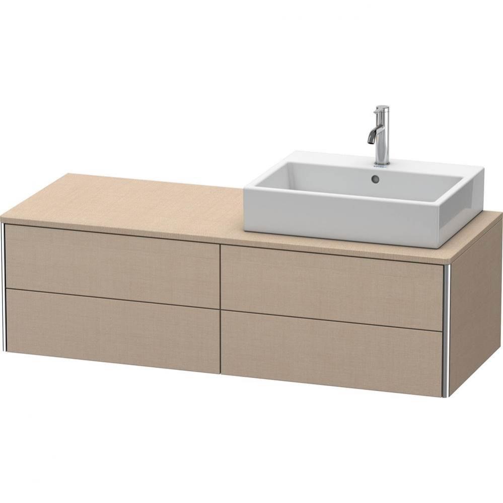 Duravit XSquare Four Drawer Vanity Unit For Console Linen