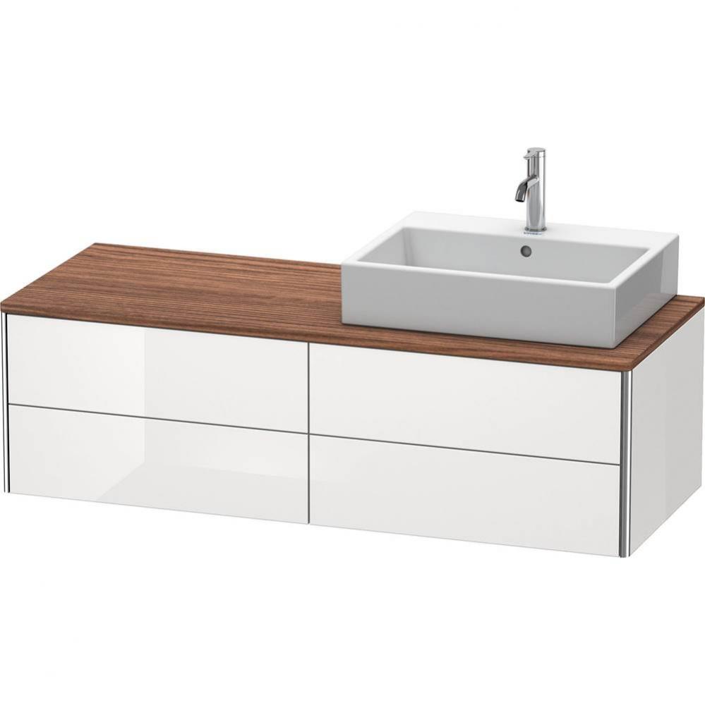 Duravit XSquare Four Drawer Vanity Unit For Console White