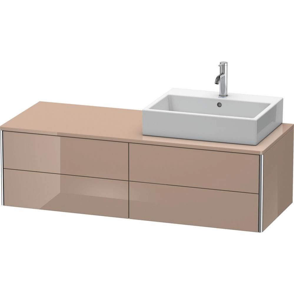 Duravit XSquare Four Drawer Vanity Unit For Console Cappuccino