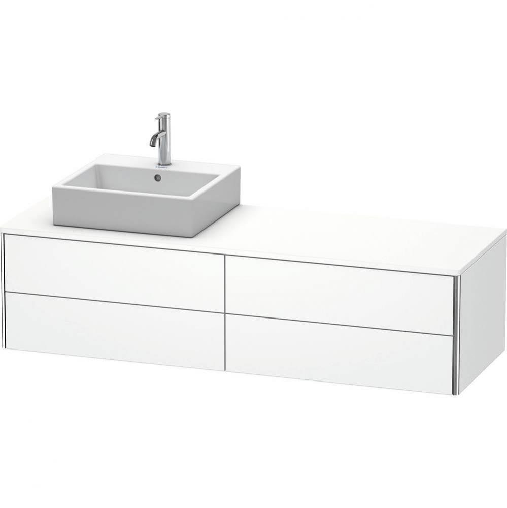 Duravit XSquare Four Drawer Vanity Unit For Console White