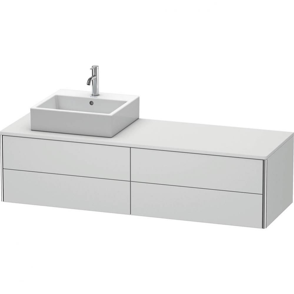 Duravit XSquare Four Drawer Vanity Unit For Console White