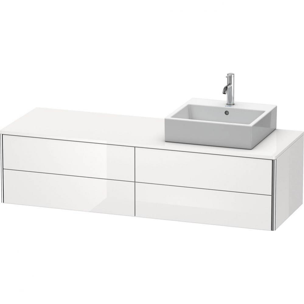 Duravit XSquare Four Drawer Vanity Unit For Console White