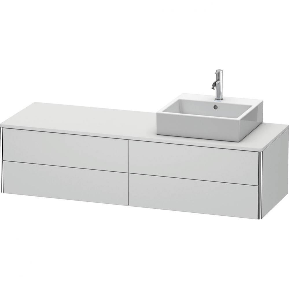 Duravit XSquare Four Drawer Vanity Unit For Console White