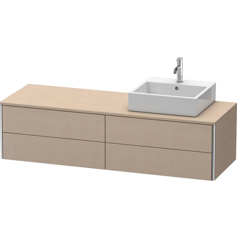 Duravit XSquare Four Drawer Vanity Unit For Console Linen