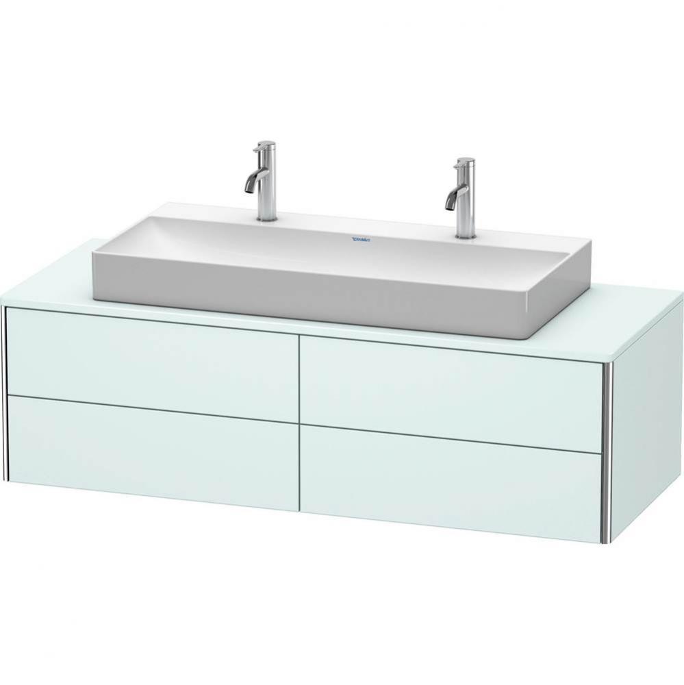 Duravit XSquare Vanity Unit for Console  Light Blue Matte