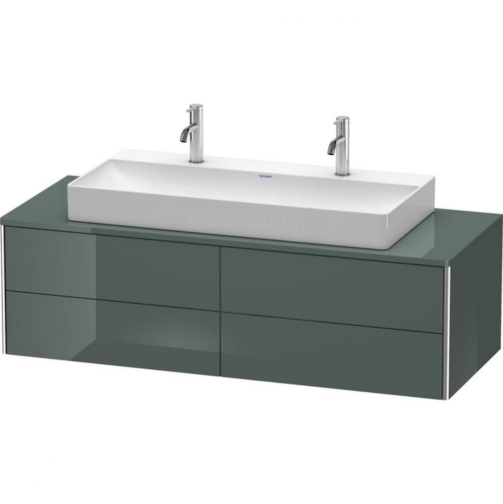 Duravit XSquare Four Drawer Vanity Unit For Console Dolomite Gray