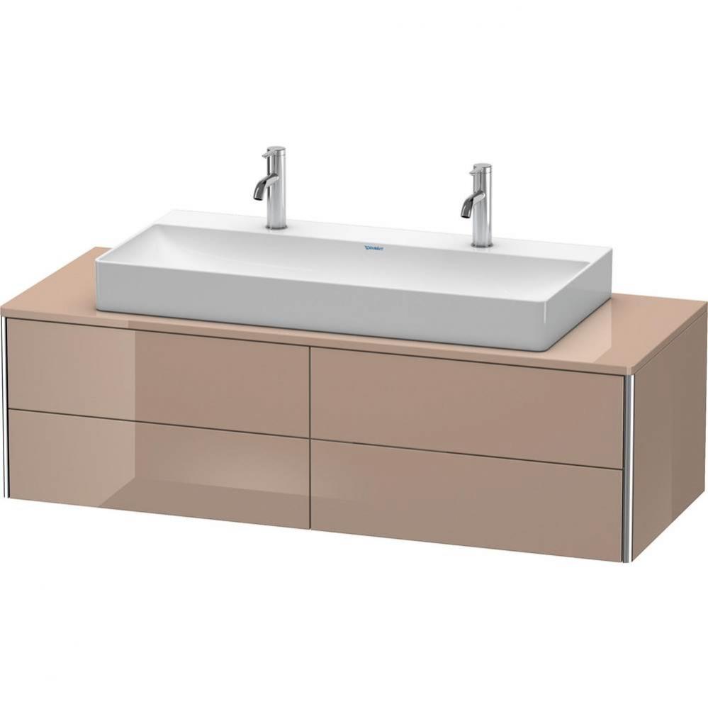 Duravit XSquare Four Drawer Vanity Unit For Console Cappuccino