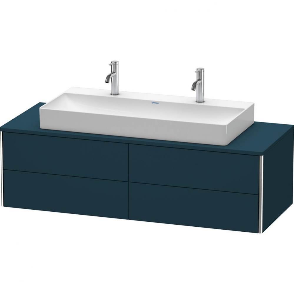 Duravit XSquare Four Drawer Vanity Unit For Console Midnight Blue