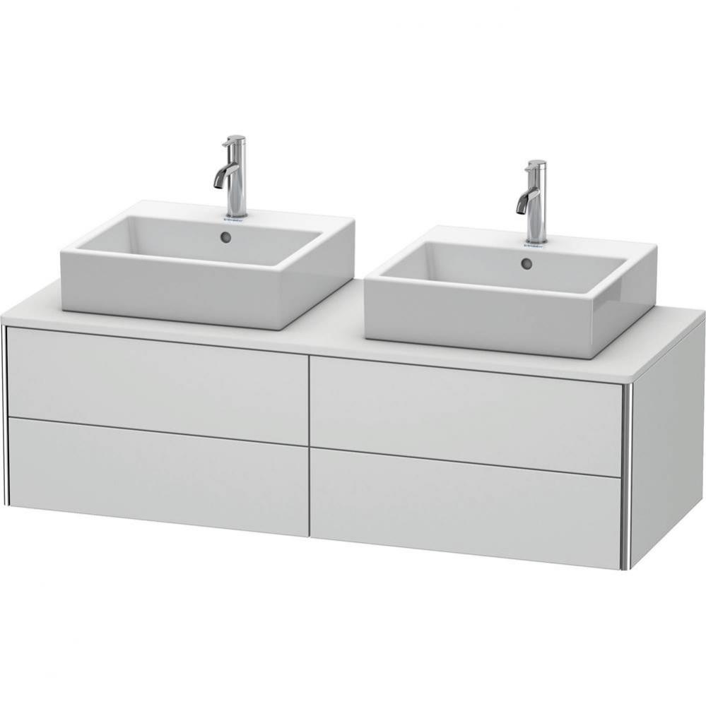 Duravit XSquare Four Drawer Vanity Unit For Console White