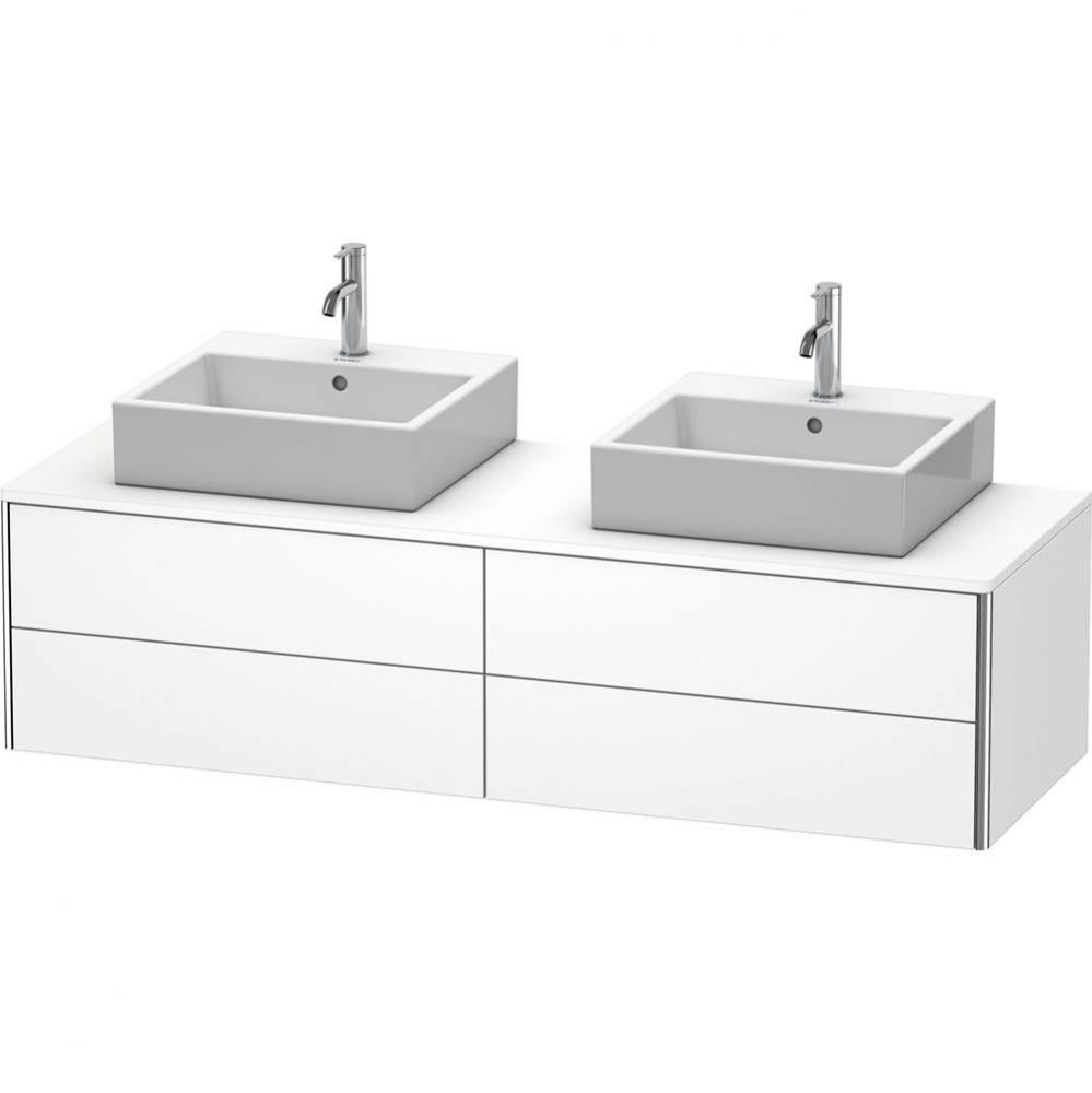 Duravit XSquare Four Drawer Vanity Unit For Console White