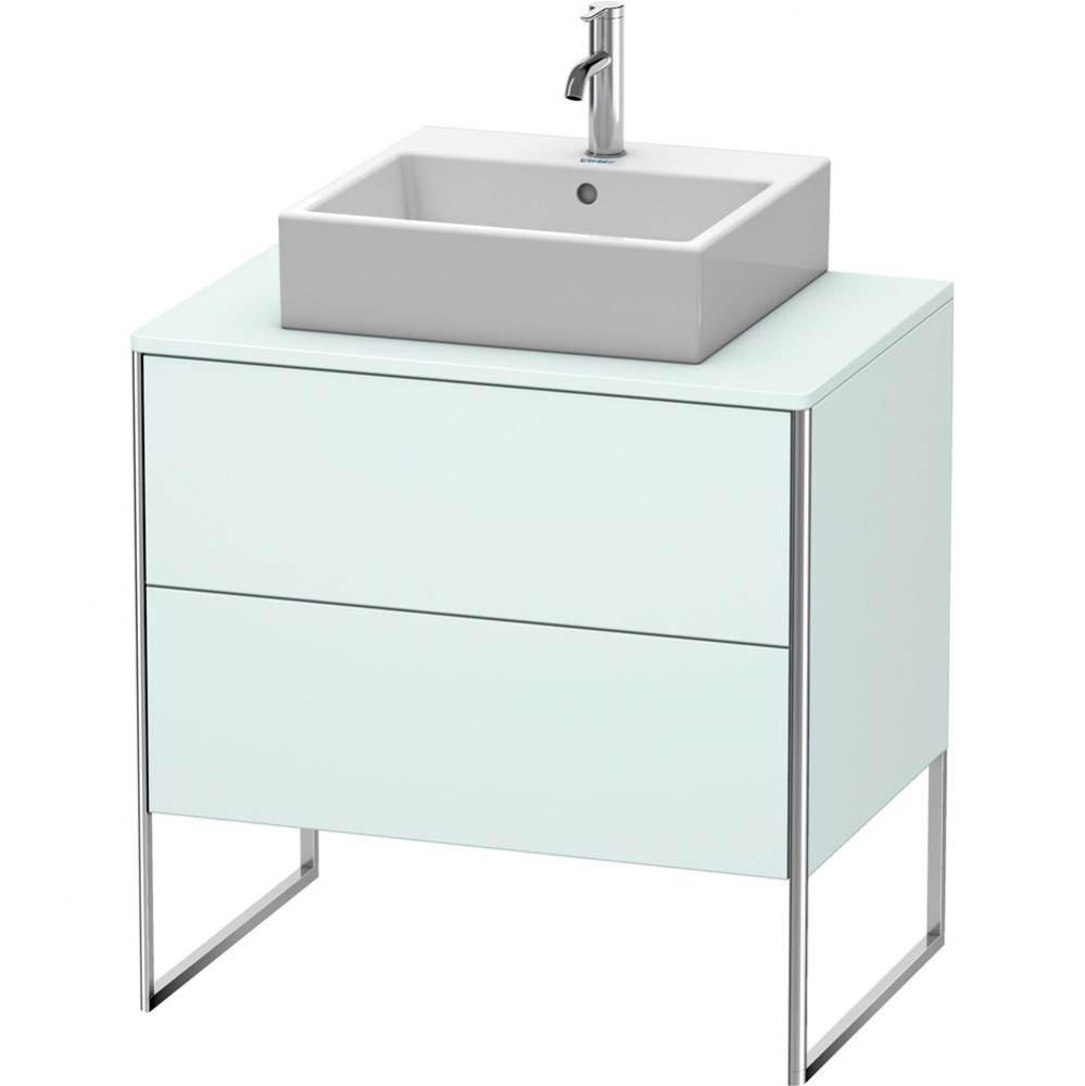 Duravit XSquare Vanity Unit for Console  Light Blue Matte