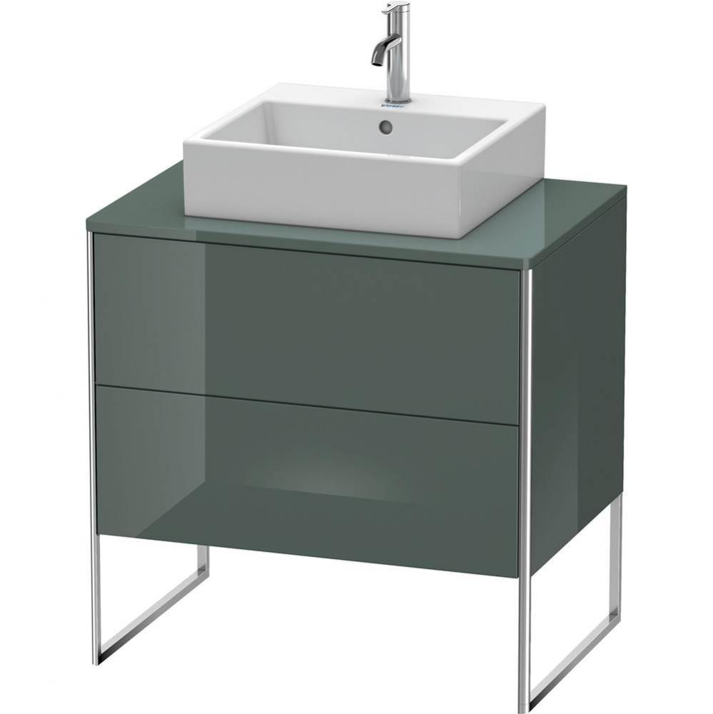 Duravit XSquare Two Drawer Vanity Unit For Console Dolomite Gray