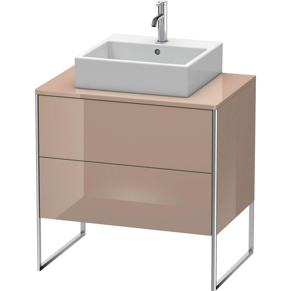 Duravit XSquare Two Drawer Vanity Unit For Console Cappuccino