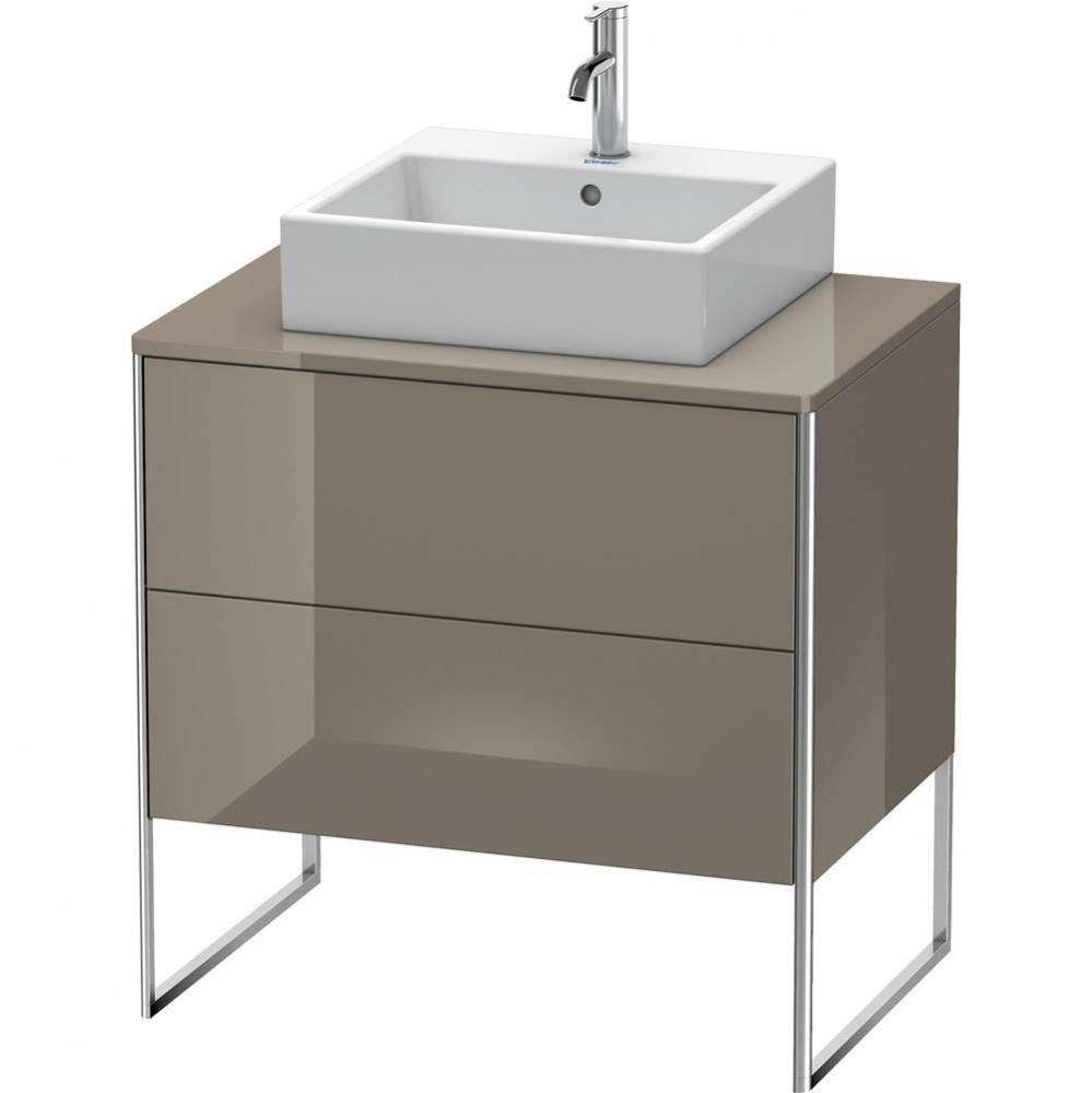 Duravit XSquare Two Drawer Vanity Unit For Console Flannel Gray