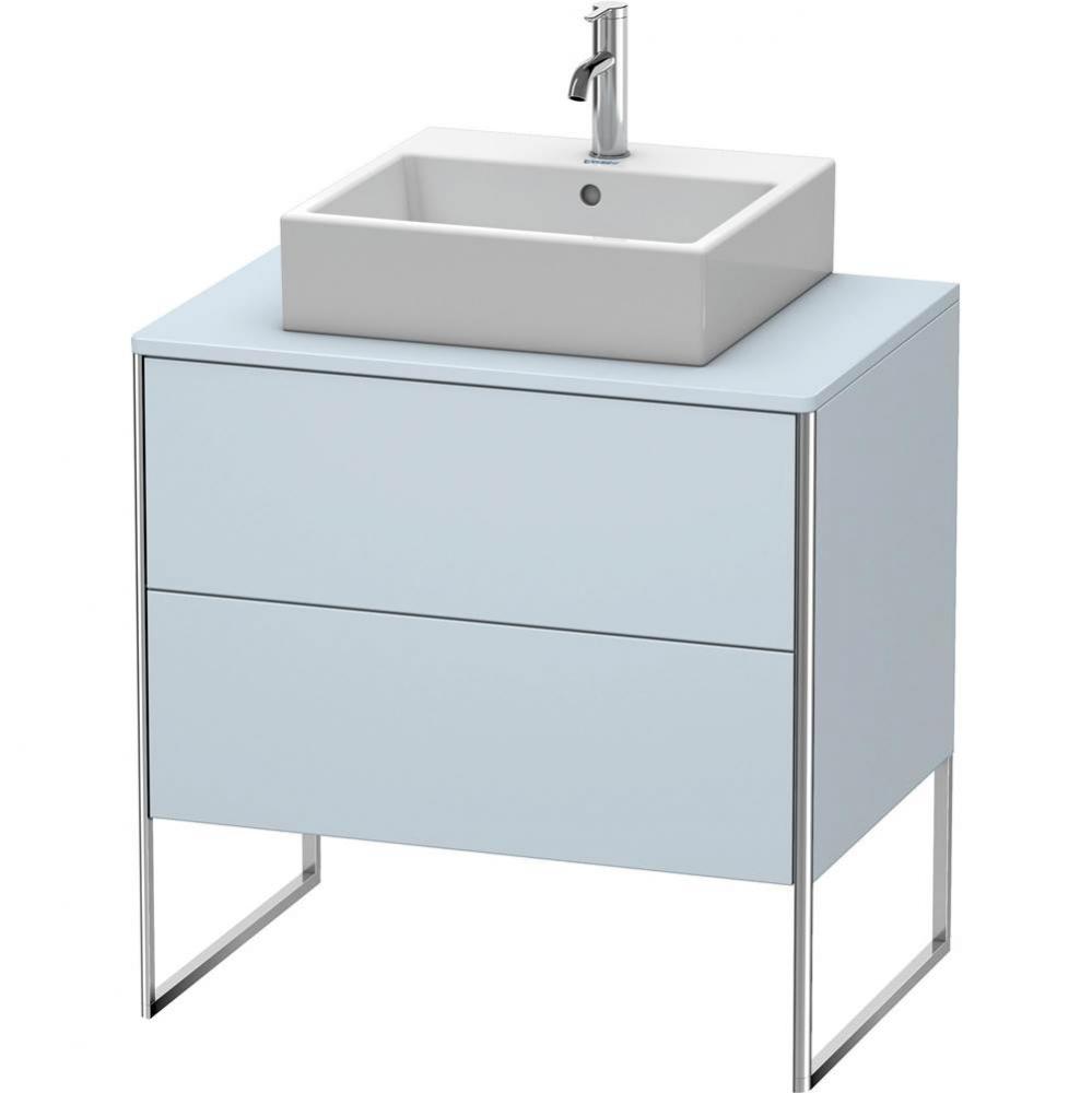 Duravit XSquare Two Drawer Vanity Unit For Console Light Blue