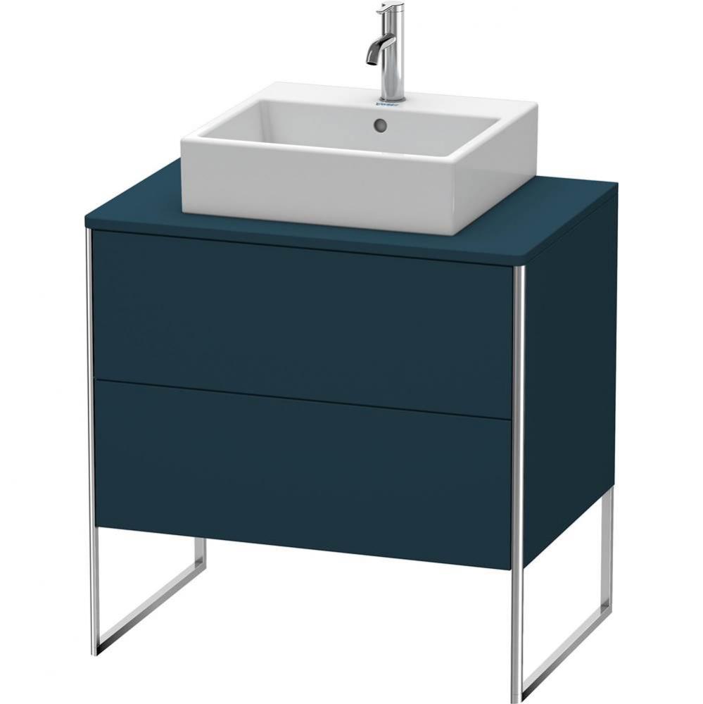 Duravit XSquare Two Drawer Vanity Unit For Console Midnight Blue