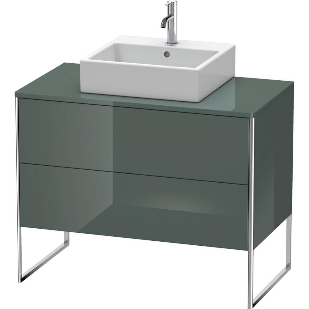 Duravit XSquare Two Drawer Vanity Unit For Console Dolomite Gray