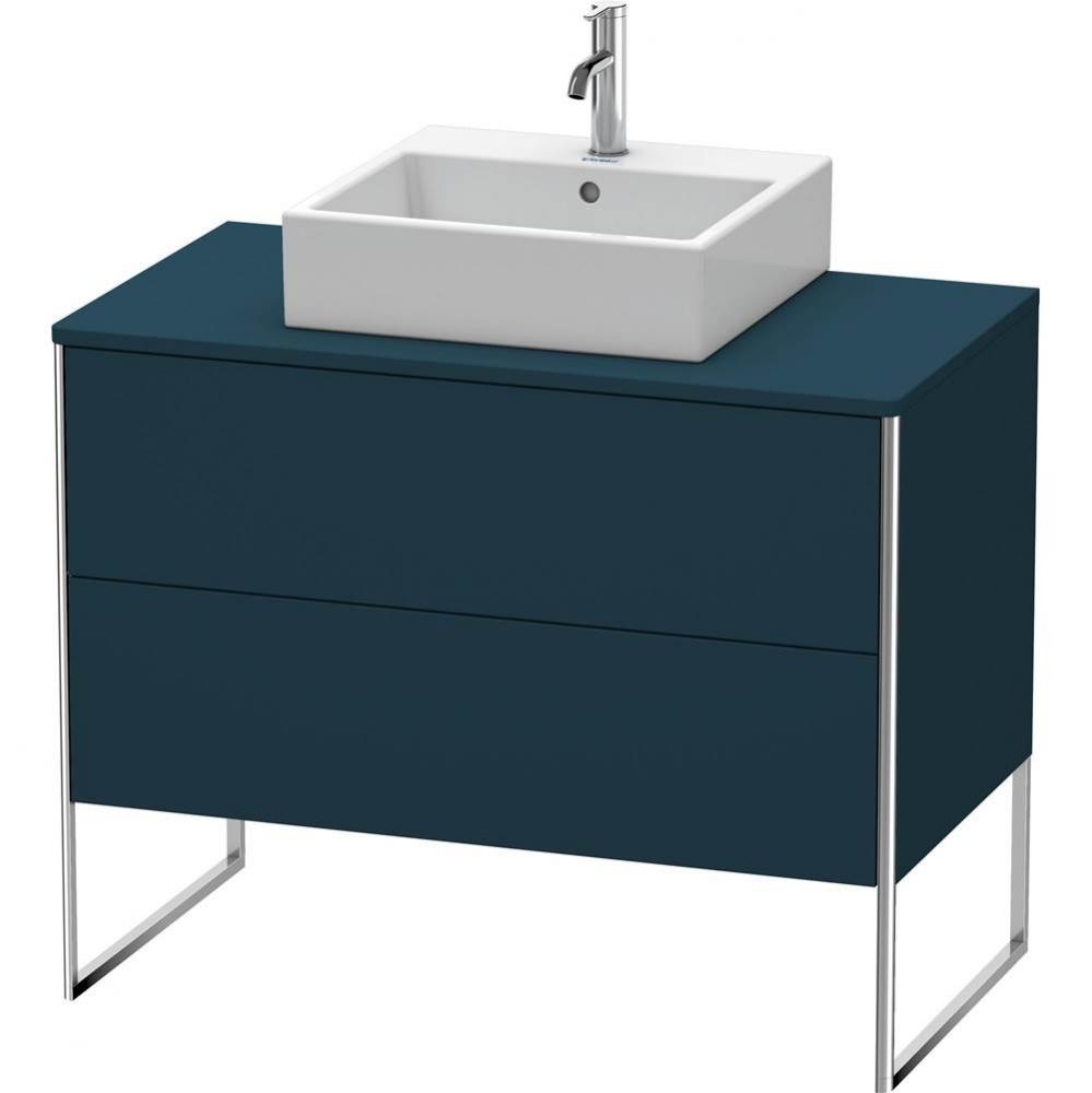 Duravit XSquare Two Drawer Vanity Unit For Console Midnight Blue