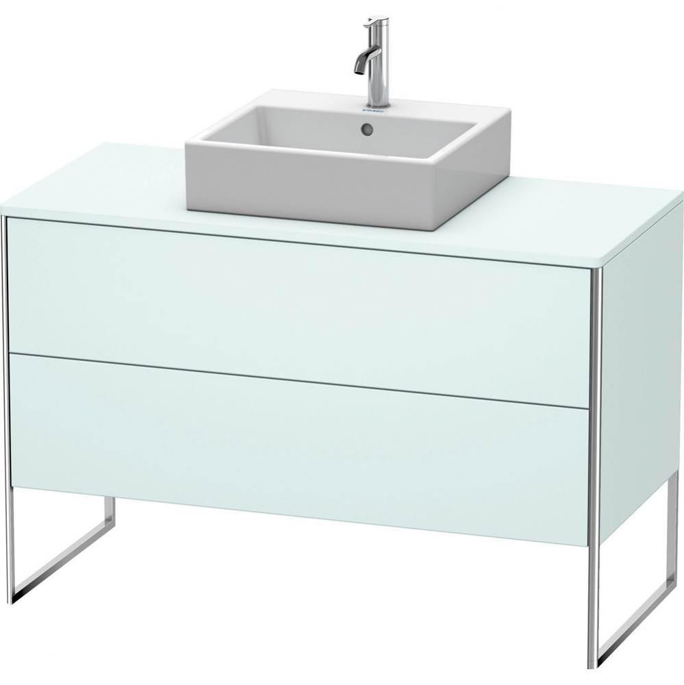 Duravit XSquare Vanity Unit for Console  Light Blue Matte