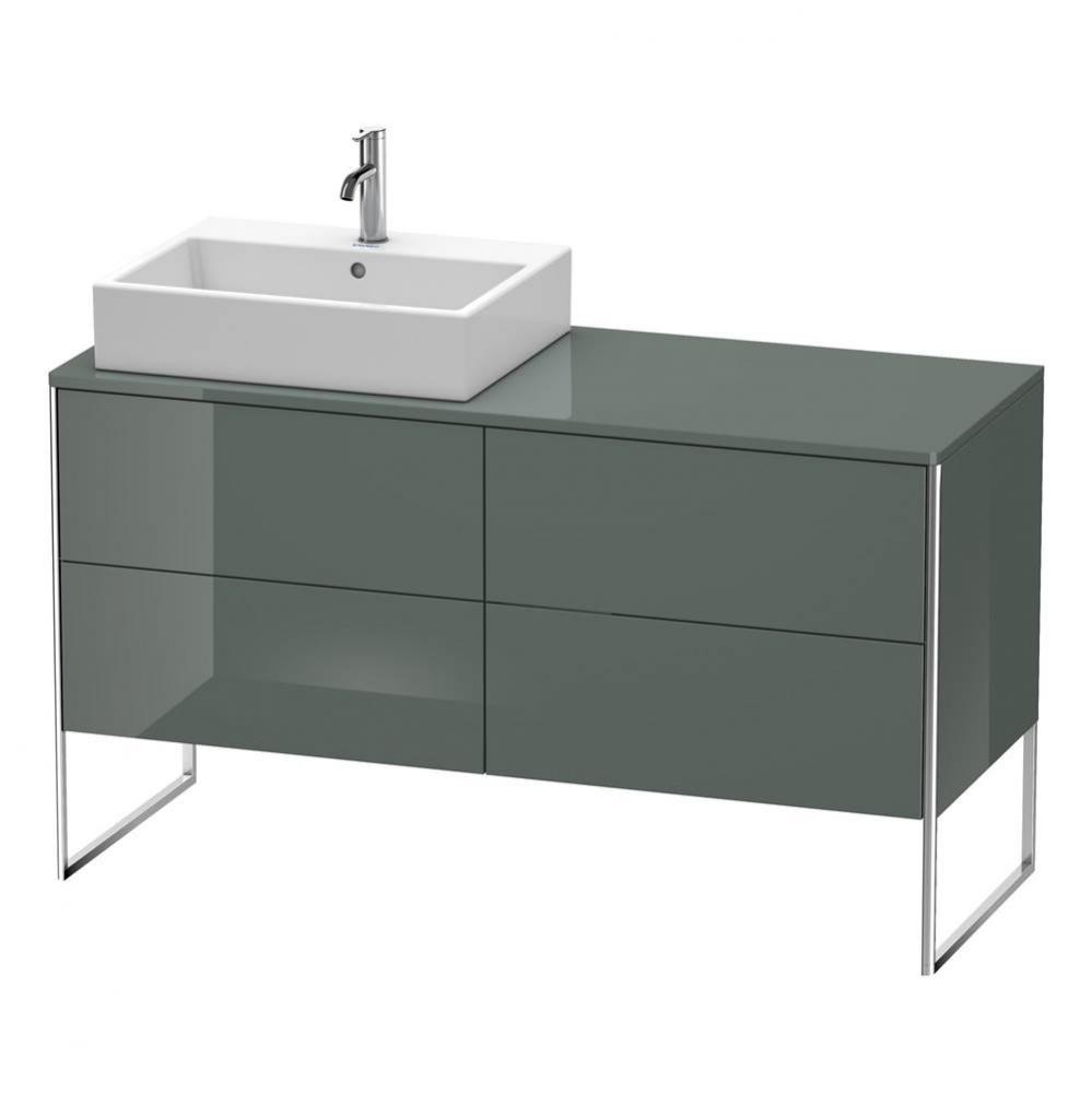 Duravit XSquare Four Drawer Vanity Unit For Console Dolomite Gray