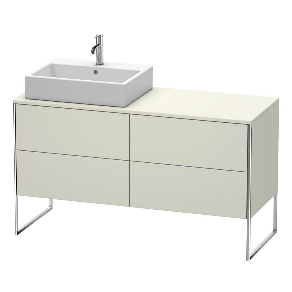 Duravit XSquare Four Drawer Vanity Unit For Console Taupe