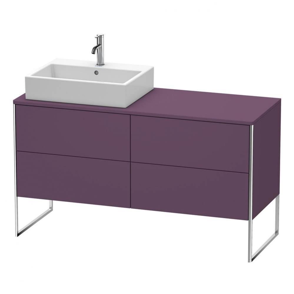 Duravit XSquare Four Drawer Vanity Unit For Console Aubergine