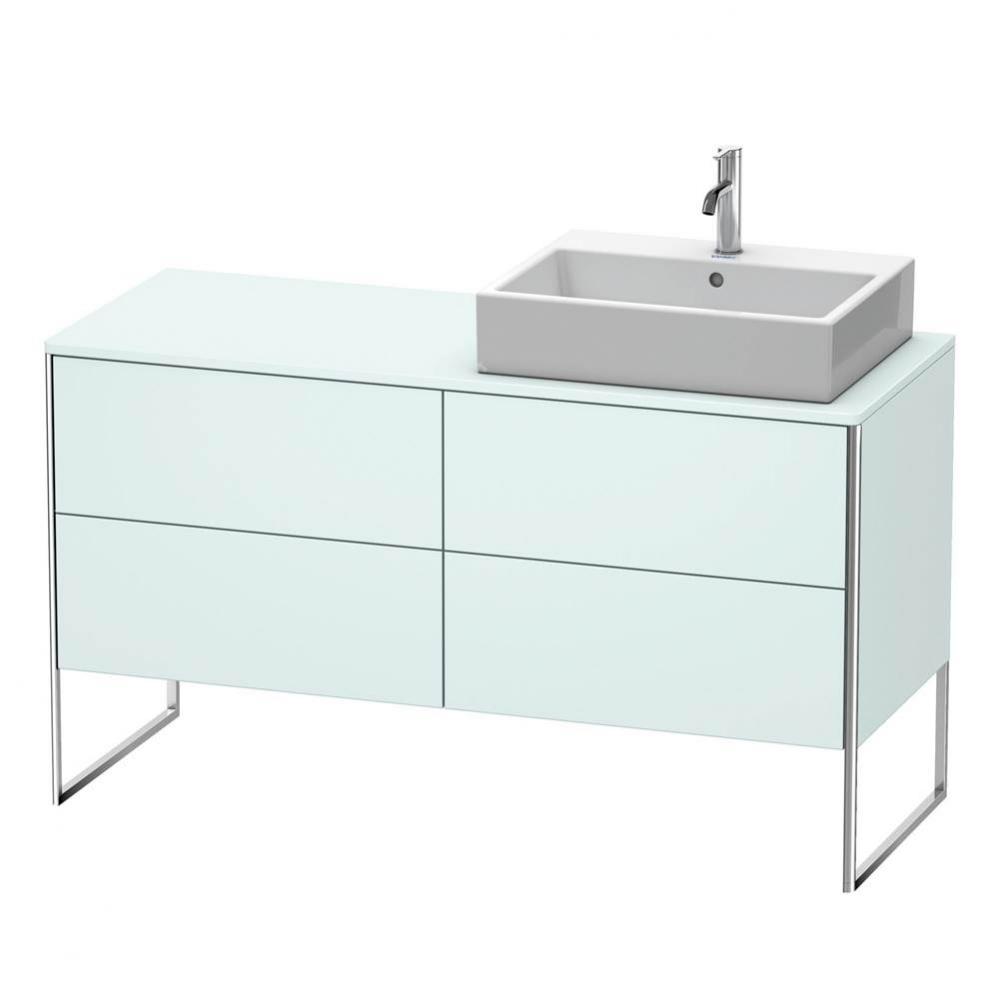 Duravit XSquare Vanity Unit for Console  Light Blue Matte