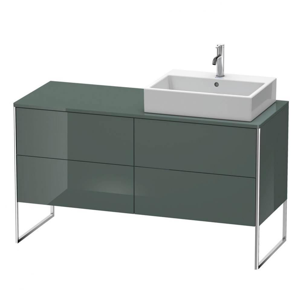 Duravit XSquare Four Drawer Vanity Unit For Console Dolomite Gray