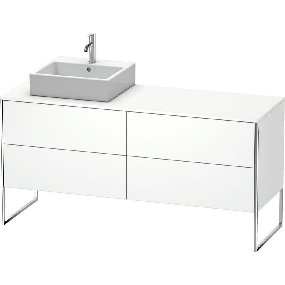 Duravit XSquare Four Drawer Vanity Unit For Console White