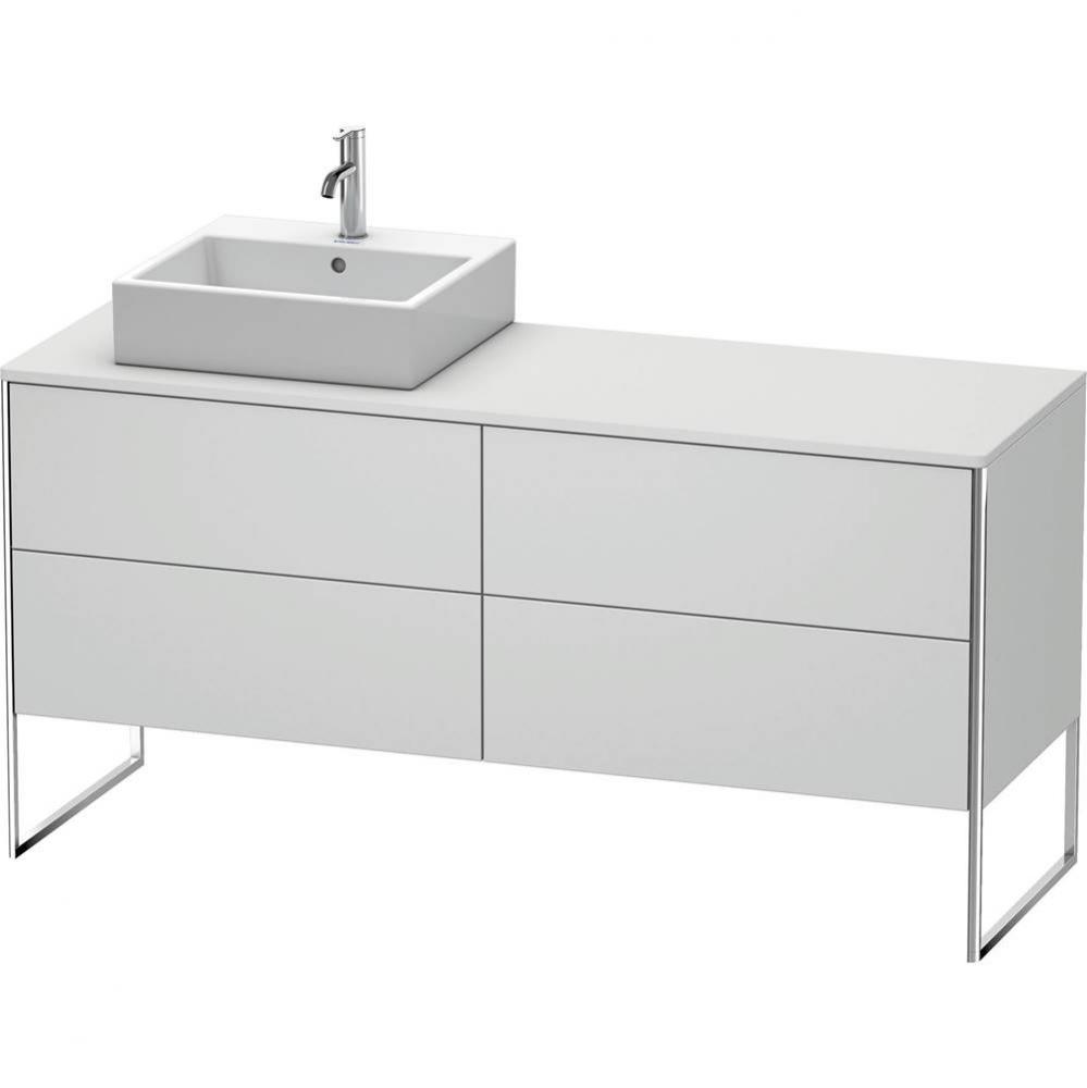 Duravit XSquare Four Drawer Vanity Unit For Console White