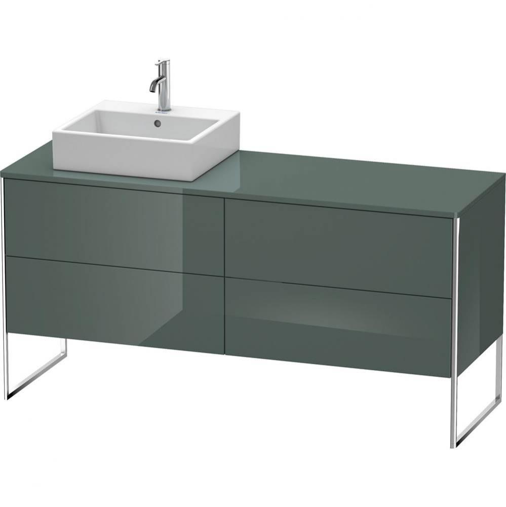 Duravit XSquare Four Drawer Vanity Unit For Console Dolomite Gray