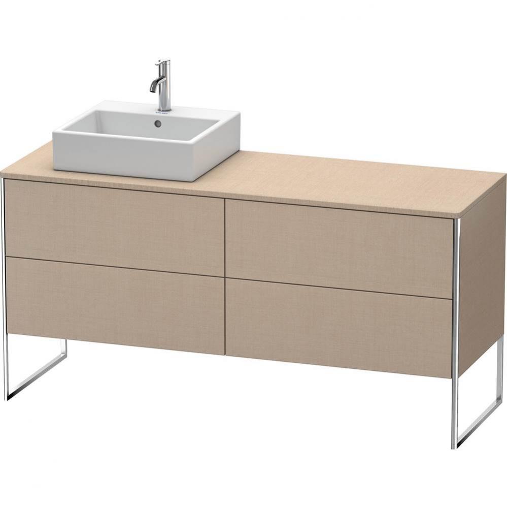 Duravit XSquare Four Drawer Vanity Unit For Console Linen